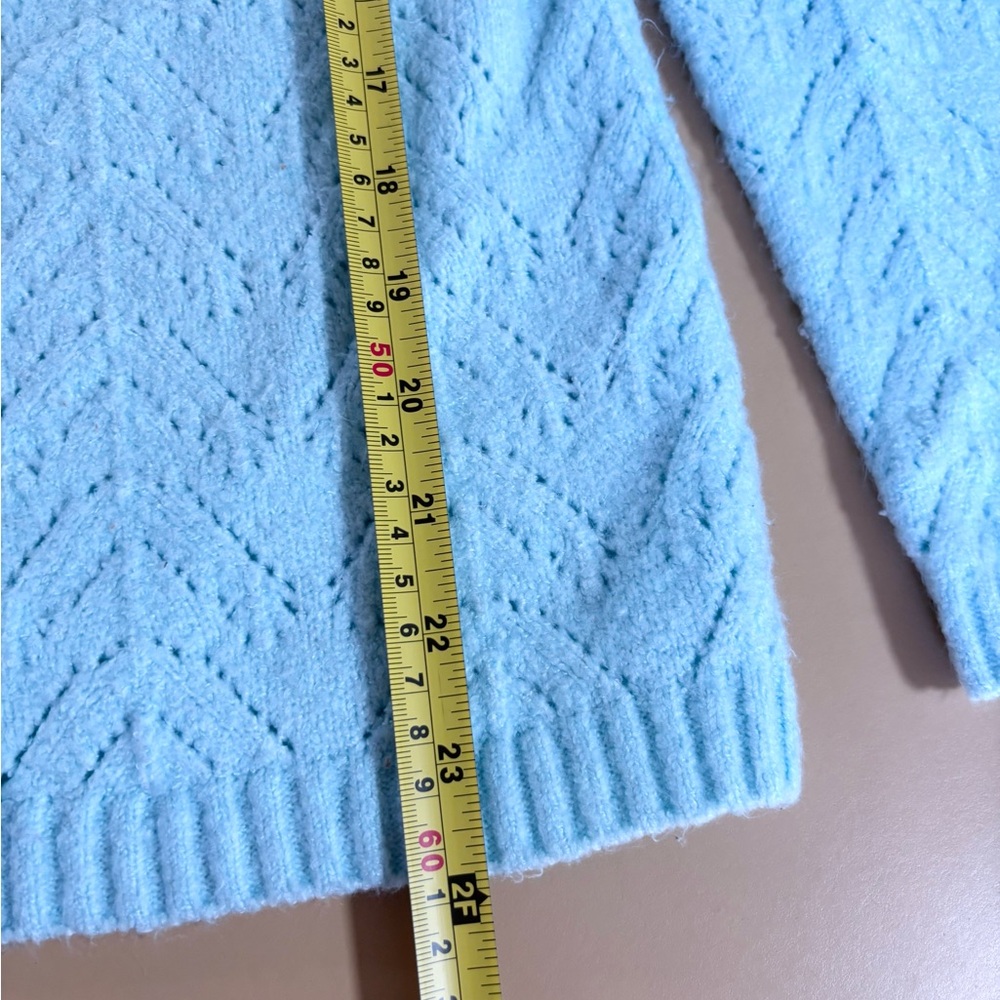 Talbots Light Blue super soft Women's Sweater Med - Picture 4 of 6